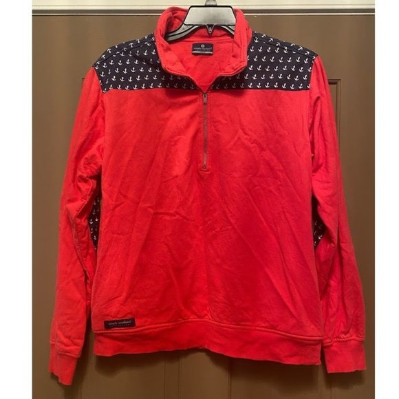 Simply Southern Anchor Quarter Zip Pullover size Medium - Picture 1 of 3